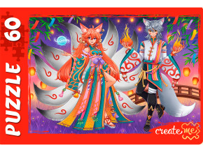 Пазл Рыжий Кот 60 деталей: Маги волк и лиса