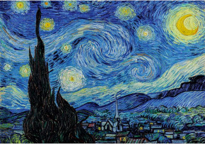Пазл Clementoni 1000 деталей: Ван Гог. Звездная ночь