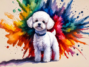 Пазл деревянный Алма 500 деталей Пушистые создания. Щенок Бишон фризе №9