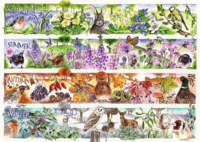 Пазл Trefl 1000 деталей: Время чая. Четыре сезона