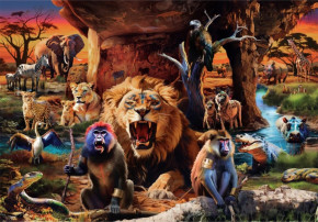 Пазл Clementoni 1500 деталей: Африканское племя