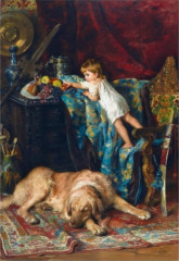 Пазл Стелла 1500 деталей: Маковский К.Е. В мастерской художника