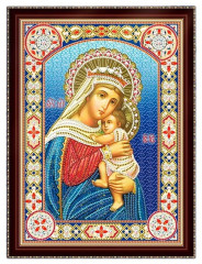 Алмазная мозаика с подрамником Рыжий Кот: Икона Отчаянных Единая Надежда (частичное заполнение)