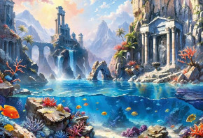 Пазл Cherry Pazzi 1000 деталей: Легенда об Атлантиде