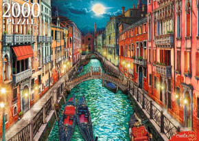 Пазл Рыжий Кот 2000 деталей: Венецианская ночь