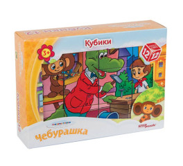 Кубики для малышей Step Puzzle: Чебурашка (Союзмультфильм)