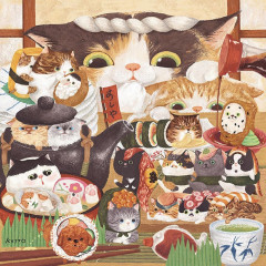 Пазл Pintoo 900 деталей: Keyto. Суши магазин для кошек