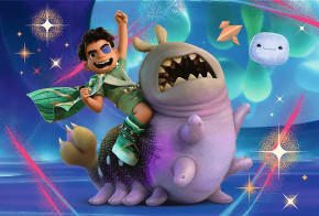 Пазл Trefl 100 деталей: Элио и его космическое приключение