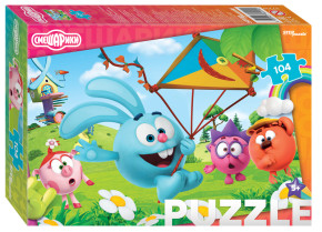 Пазл Step puzzle 104 деталей: Смешарики