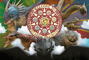 Пазл Trefl 100 деталей: Драконы в действии