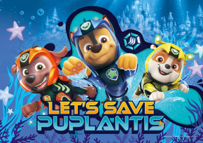 Пазл Step puzzle 60 деталей: Щенячий патруль. Аква