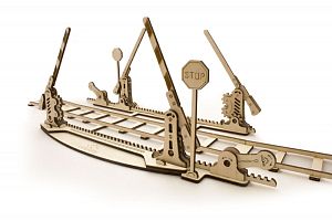 Сборная модель Переезд с рельсами (Ugears)
