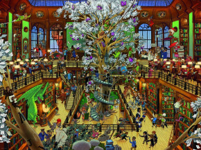 Пазл Heye 1500 деталей: Библиотека