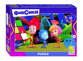 Пазл Step puzzle 60 деталей: Фиксики. Новый сезон