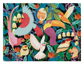 Пазл Pintoo 1200 деталей: Лиза Ви. Экзотические птицы