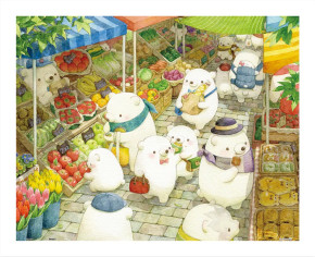 Пазл Pintoo 500 деталей: Овощной рынок