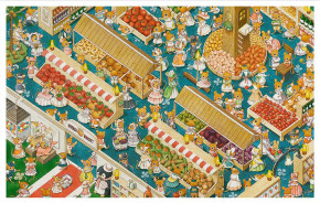 Пазл Pintoo 4000 деталей: SMART. Рынок