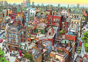 Пазл Heye 2000 деталей: Шерлок Холмс