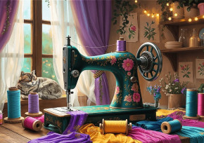 Пазл Trefl 1000 деталей: Швейная мастерская