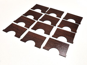 Перегородки венге 12 шт