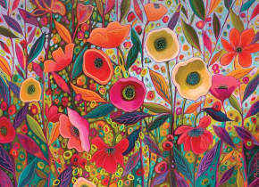 Пазл Cobble Hill 1000 деталей: Красочные цветы