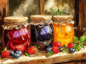Пазл деревянный Алма 500 деталей. Цветы и натюрморты. Сладкое лето в банках