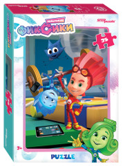 Пазл Step puzzle 35 деталей: Фиксики