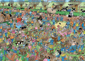 Пазл Jumbo 1000 деталей: Голландский рынок