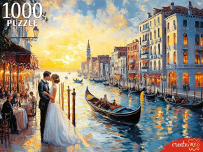Пазл Рыжий Кот 1000 деталей: Свадьба в Венеции (УЦЕНКА)