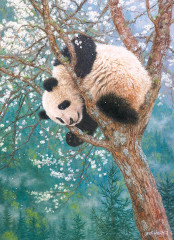 Пазл Cobble Hill 1000 деталей: Панда на дереве